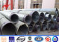 Hot Dip Galvanized Pipa Baja Tubular 230KV Tiang untuk Industri Listrik pemasok