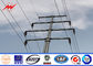 16 M Listrik Galvanized Steel Pole Untuk 69kv Transmission Power Line pemasok