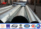 110kv 27.5m Tapered Steel Tubular Pole Untuk Transmisi Daya Hot Dip Galvanized pemasok