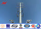 Tiang Baja Galvanis Bur-1 20-120ft Untuk Distribusi Dan Transmisi pemasok