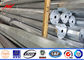 Hot Dip Galvanized Steel Power Poles 10kv - 550kv 300-1000kg Desain Beban pemasok