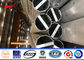 OEM Distribusi Listrik Bitumen Galvanized Steel Utility Poles Dengan CO2 Welding pemasok