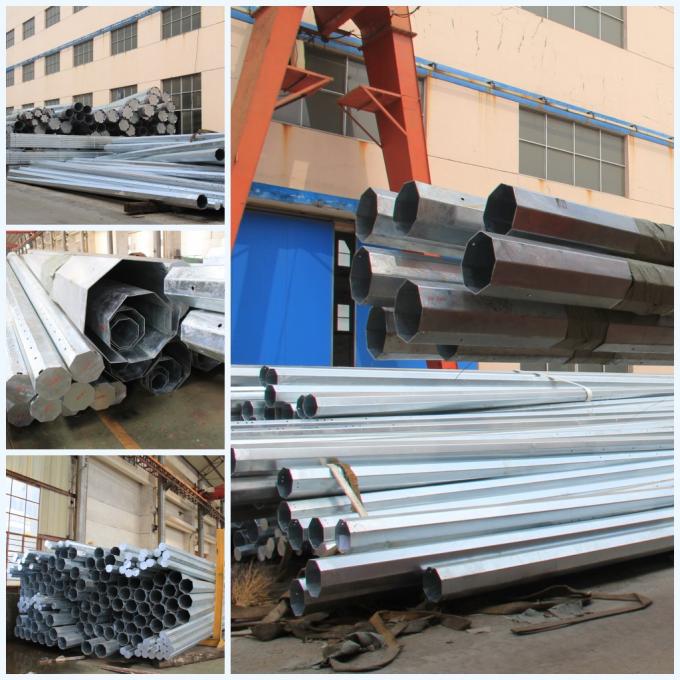 11.8m 2.5kn Load Electrical Power Pole 90% Welding Surface Treatment 2
