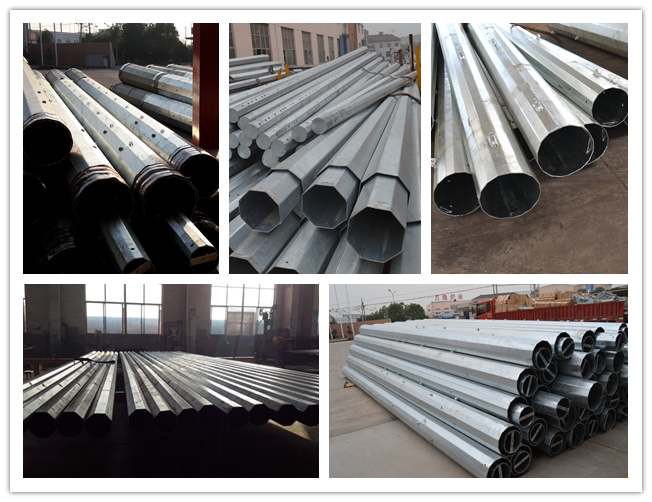 1mm - 30mm Thickness Electrical Steel Utility Pole For Power Distribution Line Project 2