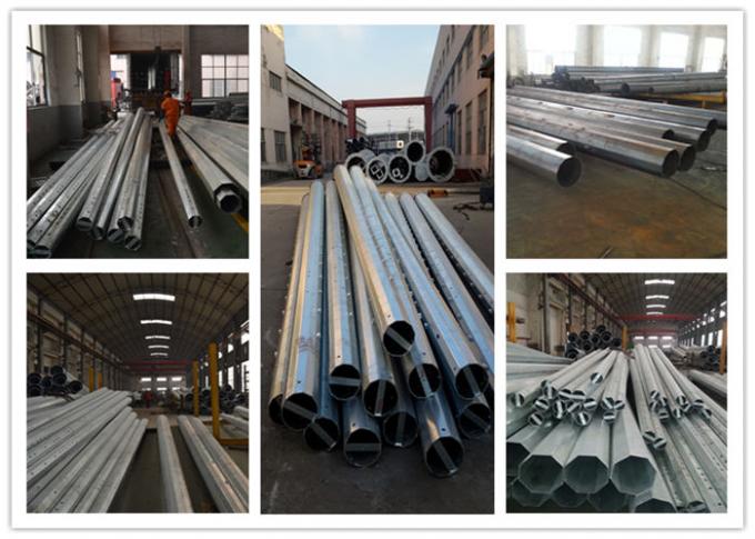 Tapered Conical Power Distribution Poles For Electrical Distribution Line 0