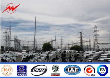Cina Octagonal galvanization electrical power pole for transmission pole pemasok