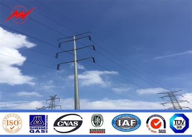Cina Round tapered galvanization electrical power pole for transmission pole pemasok