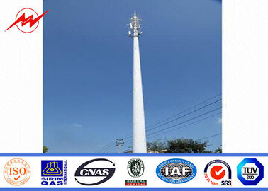 Cina 50m Conical 138kv Power Transmission Tower / Power Transmission Pole pemasok