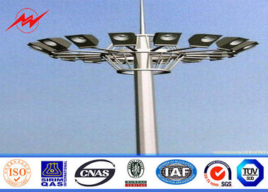Cina 15M LED High Mast Light Pole Highway / Airport High Mast Lighting Pole ISO 9001 pemasok