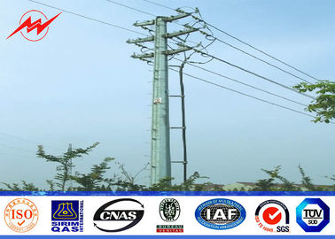 Cina Round 30FT 69kv Steel utility Pole for Power Distribution Transmission Line pemasok