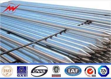 Cina Tensile Strength Copper Bonded Earth Rod / Ground Rod With All Kinds Clamps pemasok