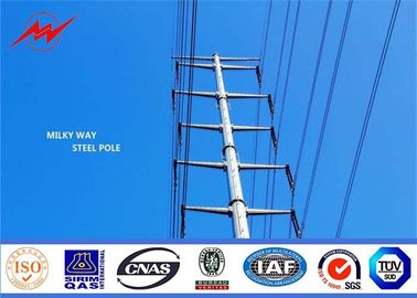 Cina 20FT 25FT 30FT Galvanization Electrical Power Pole For Philippines pemasok