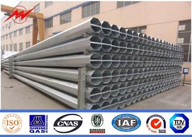 Cina 14m Heigth 16 sides Sections metal utility poles For Overhead Transmission pemasok