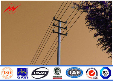 Cina Octagonal Conical 12m Electric Power Pole For Power Transmission / Distribution pemasok