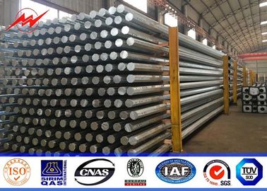 Cina 8 Sided 24M Clase 3000 Metal Steel Utility Poles For Transmission Overhead Line pemasok