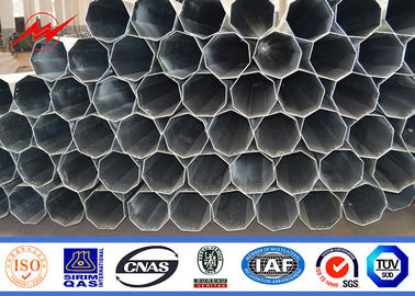 Cina Multi Side 69 KV -132 KV Galvanized Steel Pole Tubular Steel Structures With Bitumen pemasok