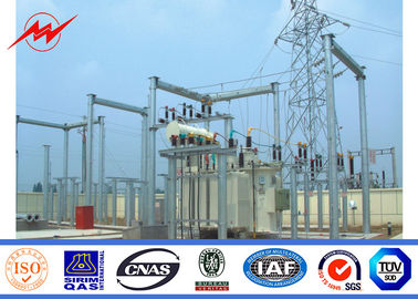 Cina 10kV Hot Dip Galvanized Electric Power Transmission Line Tubular Steel Poles pemasok