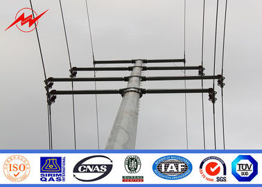 Cina ASTM A 123 15m Utility Power Poles For Outside Distribution Electrical Projects pemasok