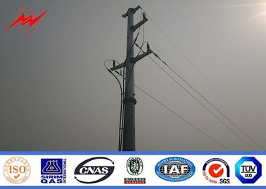 Cina Utility Galvanized Power Poles For Power Distribution Line Project pemasok