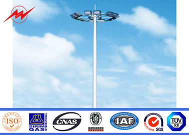 Cina 30m outdoor galvanized high mast light pole for football stadium pemasok