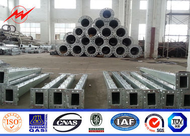 Cina 36M High Tension 8mm Thickness Steel Tubular Power Pole For Electricity distribution pemasok
