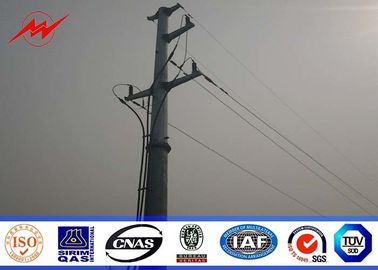 Cina 132KV Metal Transmission Line Electrical Power Poles 50 years warrenty pemasok
