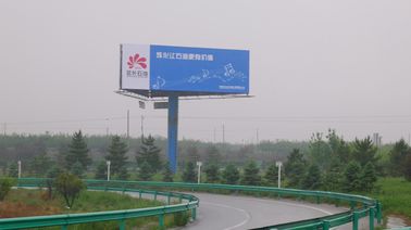 Cina Struktur Baja Komersial Digital Outdoor Periklanan Billboard, Tinggi 6M Ketebalan 10nm pemasok