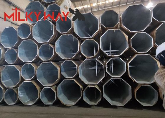 Cina Tiang Listrik Utilitas Galvanis 80FT 90FT 138KV untuk Distribusi Listrik pemasok