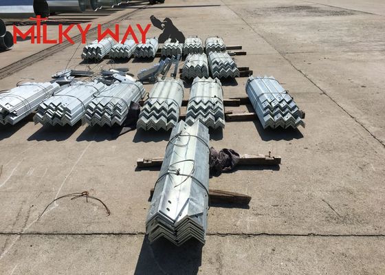 kualitas  Hot-Dip Galvanized Angle Steel for Power Transmission Towers pabrik