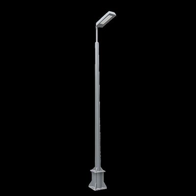 Kualitas  4-8 Meters Customizable Length Street Light Pole with Earthquake Resistant Design and Hot Dip Galvanized Finish pabrik
