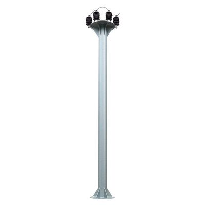 Kualitas  50 Steel Power Pole Providing 120 Kg Load Capacity and IP65 Protective Level Ideal for Outdoor Electrical Installations pabrik