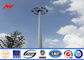 Power Plants Lighting Conical 36m Square Light High Mast Pole With Auto Racing System pemasok