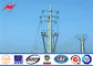 Durable Gr65 60FT 1280KG Load Steel Utility Pole with Galvanized Cross Arm pemasok