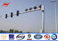Custom Roadway 3m / 4m / 6m Galvanized Traffic Light Pole with Signal pemasok