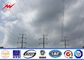 138 KV Transmission Line Electrical Power Pole , Steel Transmission Poles pemasok