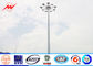 Multisided 30M 24 lights High Mast Pole square light arrangement for seaport application pemasok