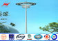 Differernt sections 22M Round High Mast Pole with operation platform ladder protection pemasok