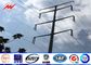 NGCP 8 Sides 50FT Steel Utility Pole for 69KV Electrical Power Distribution with AWS D1.1 Standard pemasok