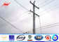 NGCP 8 Sides 50FT Steel Utility Pole for 69KV Electrical Power Distribution with AWS D1.1 Standard pemasok