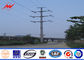 15M Height 6mm Thickness Bitumen Floodlight Pole For High Voltage Transmission Line pemasok