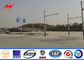 OEM Outdoor Conical 6m Parking Lot Lighting Pole With Single Bracket pemasok