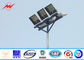 20 Meter Raising Lowering High Mast Pole , Steel Wire Cables Stadium Light Pole pemasok