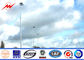 Waterproof 36m Welding Black Colar High Mast Pole for Airport lighting pemasok