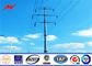 Galvanization 12m 8KN Electrical Power Pole For Distribution Power Transmission pemasok