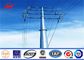 Galvanization 12m 8KN Electrical Power Pole For Distribution Power Transmission pemasok