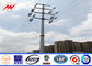 33kv Overhead Line Project Electric Power Pole Galvanised Steel Poles pemasok