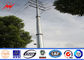 Single Arm CCTV Electrical Power Pole Steel Light Poles Custom pemasok