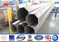 Taper Steel Utility Poles Tubular Steel Pole For 220kv Transmission Line pemasok