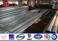 Round Section Transmission Galvanised Steel Poles 15m 24KN With ISO Approved pemasok