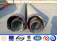 Bitumen Diameter 100 - 300 17M Electric Galvanized Steel Pole with Cross Arm pemasok